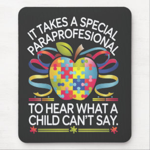 Det krävs en Speciell paraprofessionell autism Musmatta