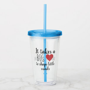 Det krävs en stor Anpassningsbar läraruppskattning Take Away Mugg