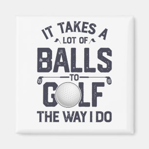 Det krävs mycket av Bollar Golf Shirt för manar Magnet