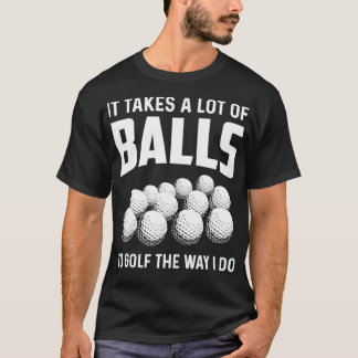 Det krävs mycket Bollar för att Golfplattan ska bl T Shirt