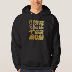 Det krävs mycket glans för att vara en Cheer-mamma Hoodie