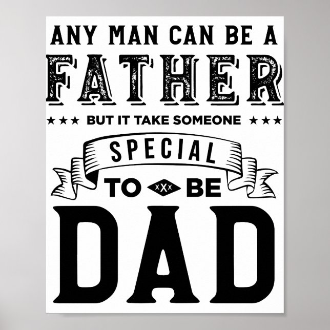 Det krävs någon Speciell för att vara Pappa Kreati Poster (Framsidan)