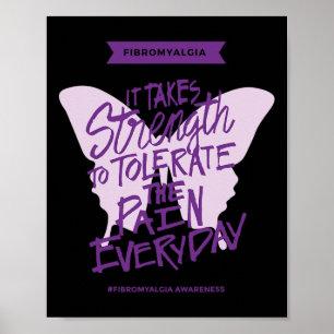 Det krävs styrka för att tolerera smärtan varje da poster
