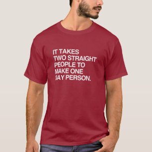 DET KRÄVS TVÅ RAKARE MÄNNISKOR FÖR ATT GÖRA E T SHIRT