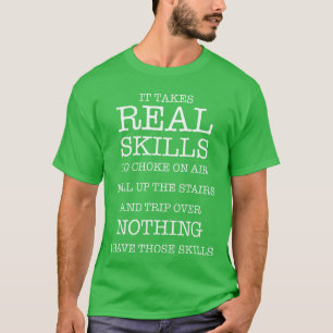 Det krävs verklig skicklighet för att kvävas på lu t shirt