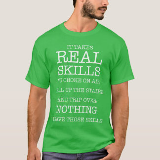 Det krävs verklig skicklighet för att kvävas på lu t shirt