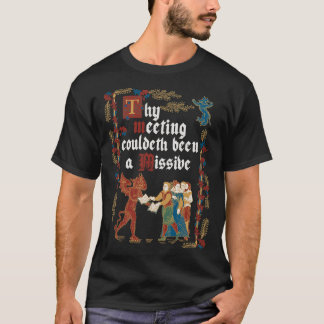 Det kunde ha varit ett rolig e-postmeddelande från t shirt