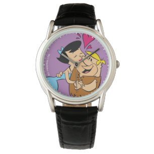 Det kyssande gräl för Flintstones Betty Armbandsur