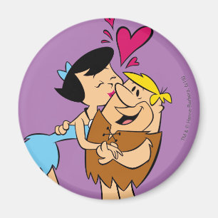 Det kyssande gräl för Flintstones   Betty Magnet