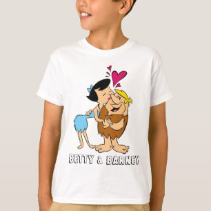 Det kyssande gräl för Flintstones   Betty T Shirt