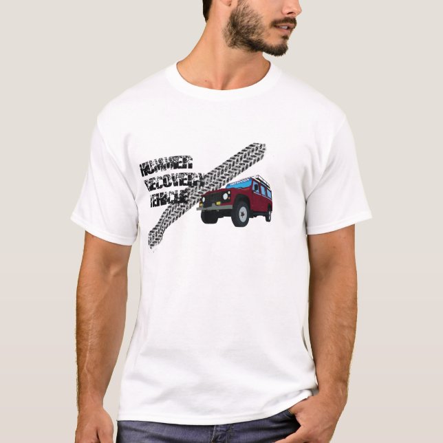 Det Land Rover däck markerar Tee Shirt (Framsida)