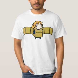 Det långhåriga teckenet boxas Gundam Tee Shirt
