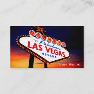 Det Las Vegas Nevada kasinot turnerar vägleder Visitkort