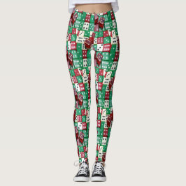 Det Las Vegas tärningkasinot eller stiger ombord Leggings