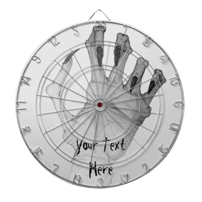 Det läskiga hemska gnarled monster räcker darttavla (Framsidan)