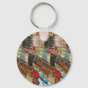 Det lästa BOKbokmalbibliotek lärer bokhyllaGÅVO Nyckelring