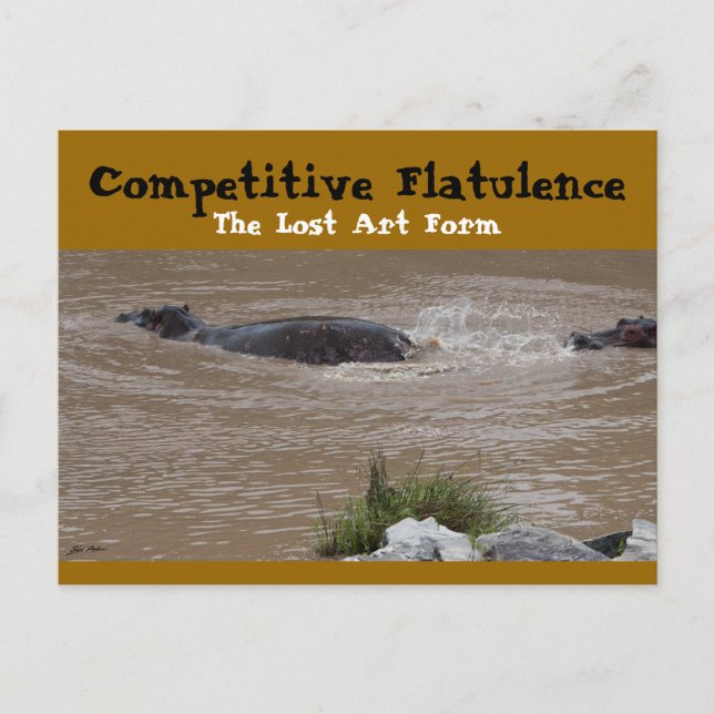 Det latulenta försvaret vykort (Framsida)