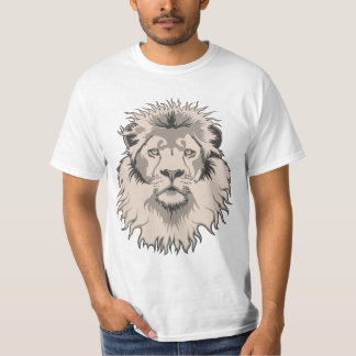 Det lejona huvudet värderar T-tröja Tee Shirt