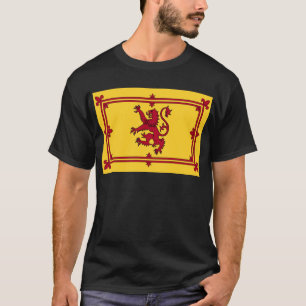 Det lejona våldsamt av Skottland Tee Shirt