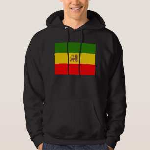 Det lejont av den imperialistiska etiopiska flagga sweatshirt med luva