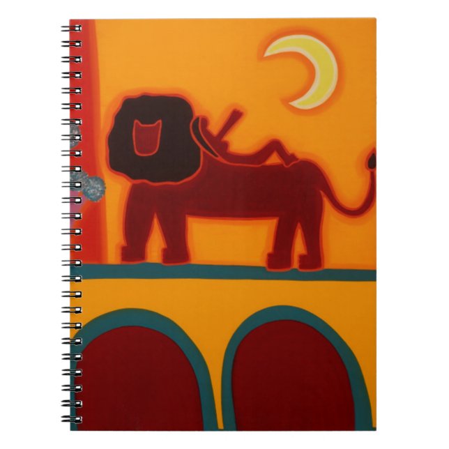 Det lejont från Fulham Broadway 2008 Anteckningsbok Med Spiral (Framsidan)