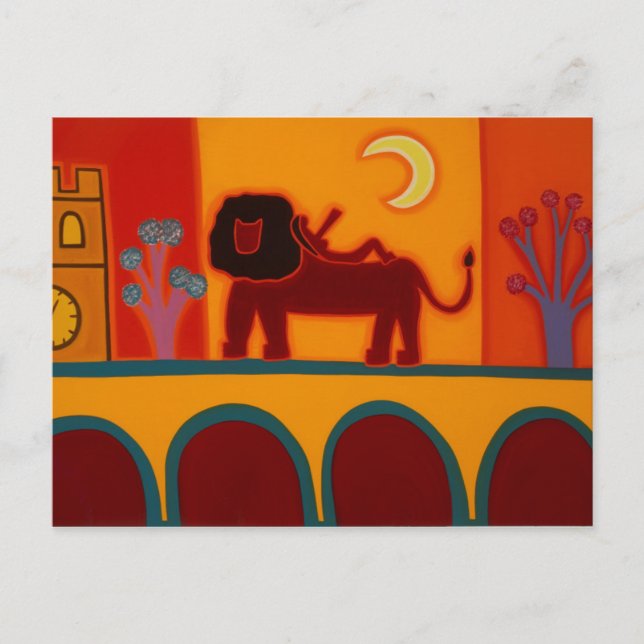 Det lejont från Fulham Broadway 2008 Vykort (Framsida)