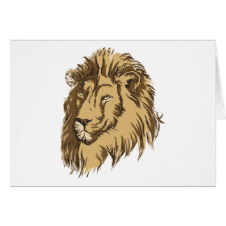 Det lejont hälsningskort