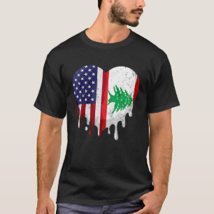 Det libanesiska kulturarvet - måndag Libanons Flag T Shirt