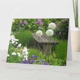 Det lilla Bench - det stora landskapets gratulatio Kort