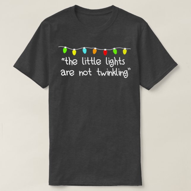 Det lilla ljus är inte kluvande t shirt (Design framsida)