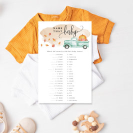 Det lilla Pumpkin Lastbil Baby-matchande Pappra sp Flygblad