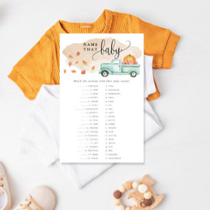 Det lilla Pumpkin Lastbil Baby-matchande Pappra sp Flygblad