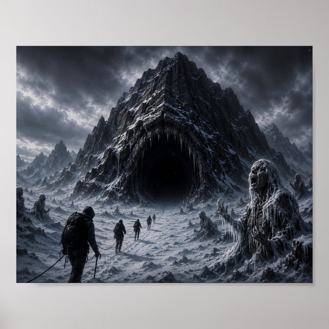 Det ljudätande berget poster (Framsidan)