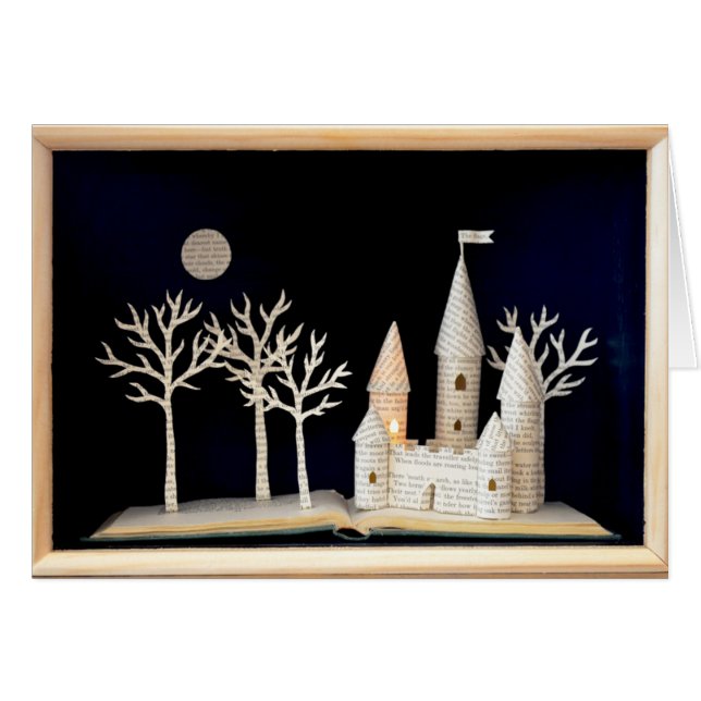 Det ljusa slottet boxas 2013 hälsningskort (Framsidan Horizontal)