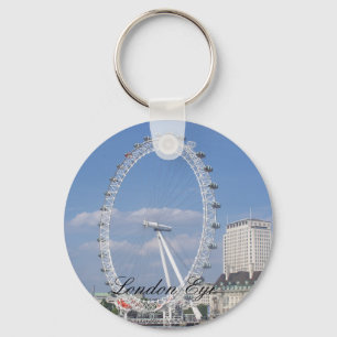 Det London ögat knäppas Keychain Nyckelring