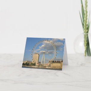 Det London ögat - tomma NoteCard Kort