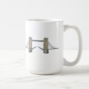 Det London torn överbryggar: 3D modellerar: Kaffemugg