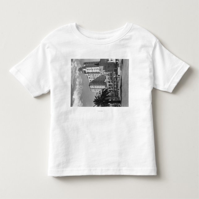 Det Long Beach Kalifornien Wilton hotellet T Shirt (Framsida)