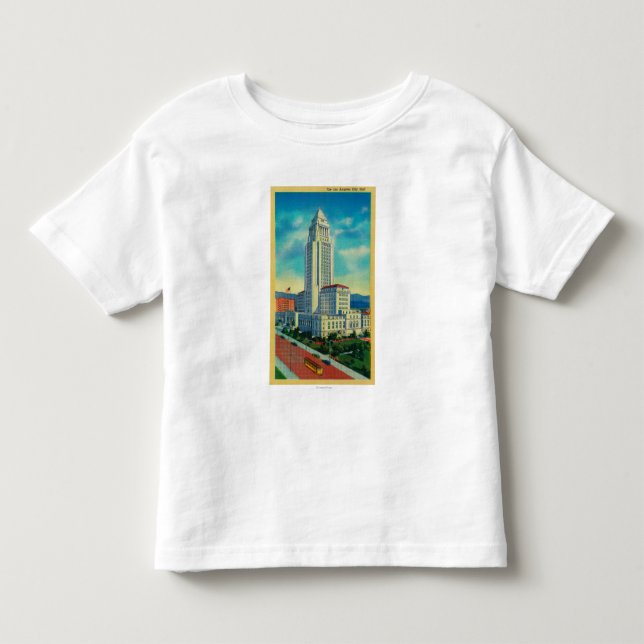 Det Los Angeles stadshuset T-shirt (Framsida)