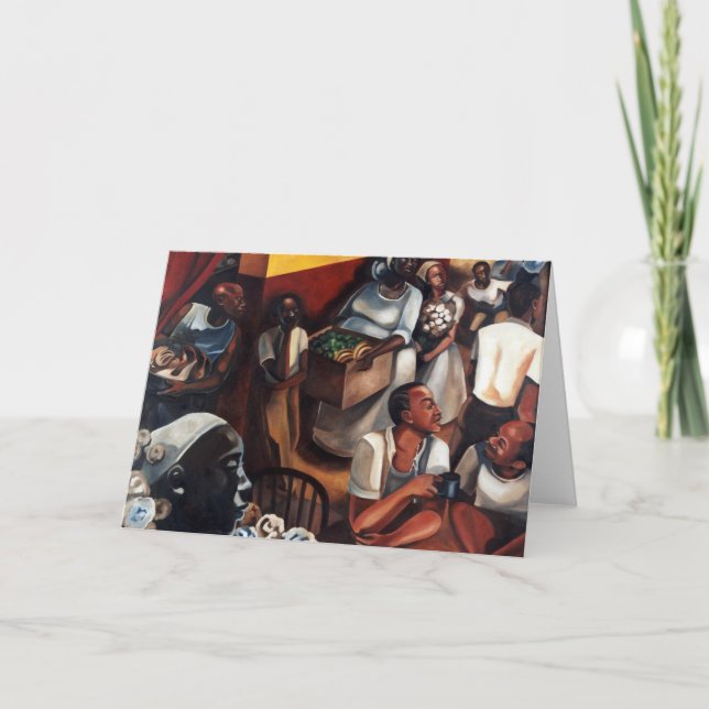 "Det lösa" Kwanzaa för Guinea hönahar kortet Helgkort (Framsida)