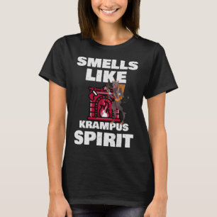 Det luktar som Krampus Spirit-julfasan Demon T Shirt