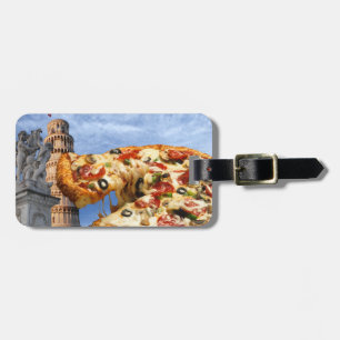 Det lutande torn av Pizza (Pisa) Bagagebricka