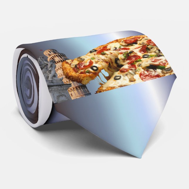 Det lutande torn av Pizza (Pisa) Slips (Rullad)