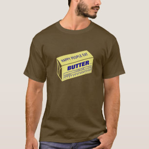 Det lyckliga folket äter smör (blått) tee