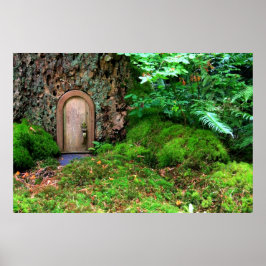 Det magiska trähuset i träd genom att läka kärlek poster