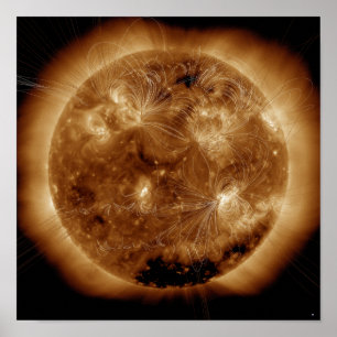 Det magnetiska fält fodrar på solen 2 poster