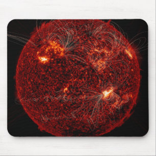 Det magnetiska fält fodrar på solen 3 musmatta