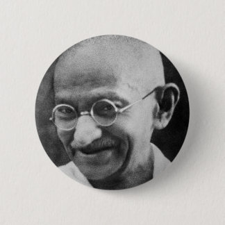 Det Mahatma Gandhi porträtt fotograferar Knapp