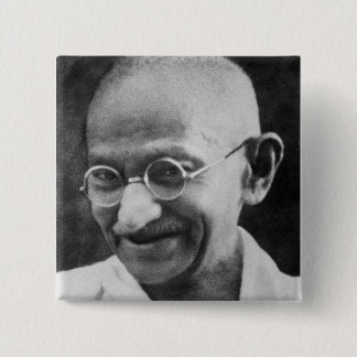 Det Mahatma Gandhi porträtt fotograferar Knapp