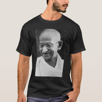 Det Mahatma Gandhi porträtt fotograferar Tee Shirt